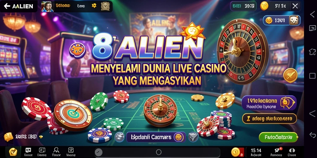 Tampilan gameplay Live Casino 138ALIEN yang menegangkan.