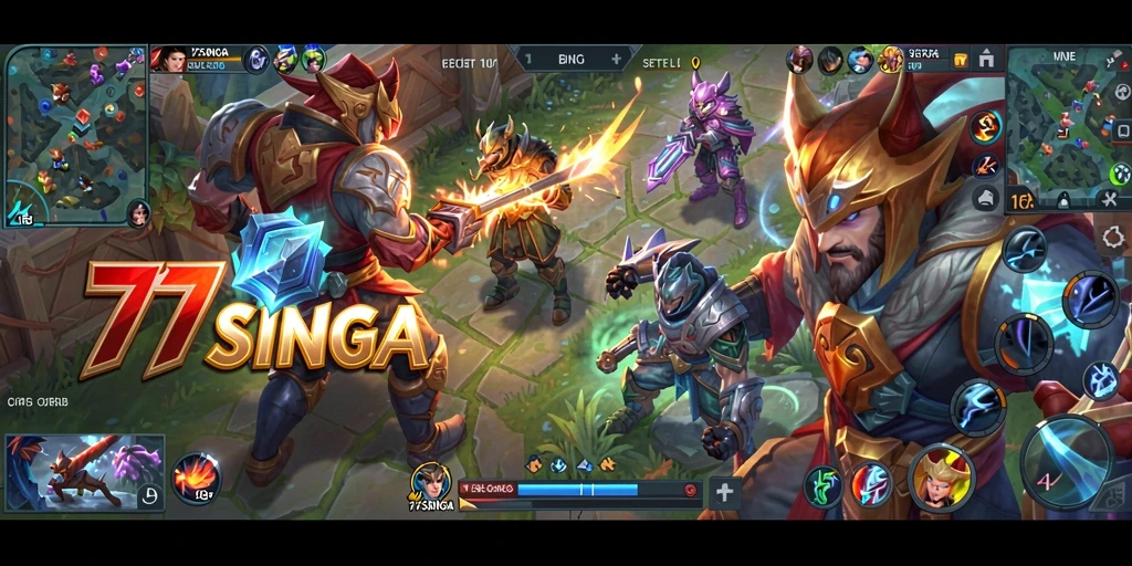 Tampilan gameplay seru dan kompetitif di <strong>77SINGA</strong>