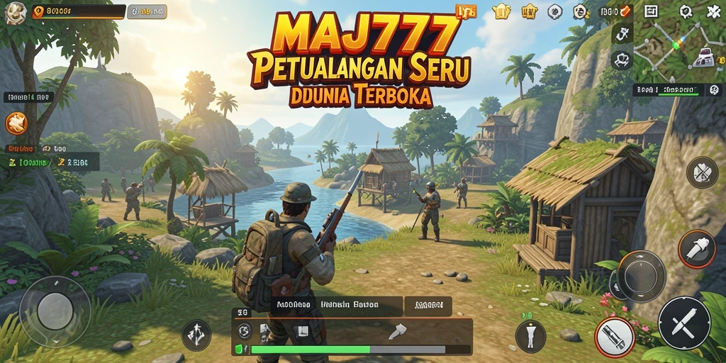 Screenshot yang menampilkan pengalaman gameplay Open World MAJ777.