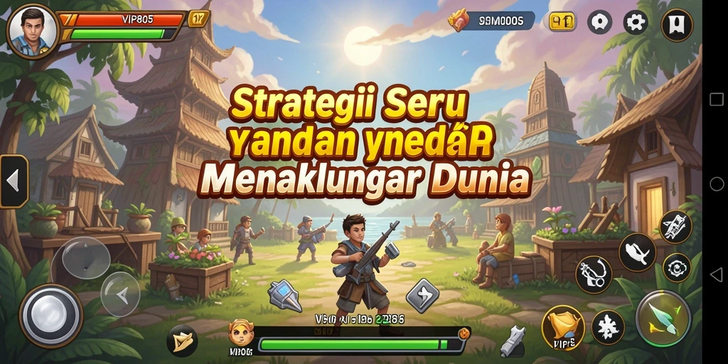 Tampilan gameplay seru dalam VIP805 yang memukau dan strategis.